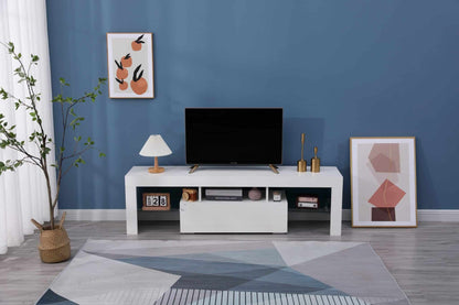 4803 WHITE TV STAND