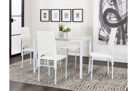 Andy Dining Set White