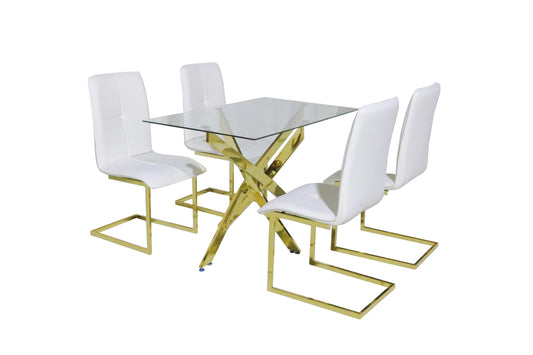 2125 Dining Set White