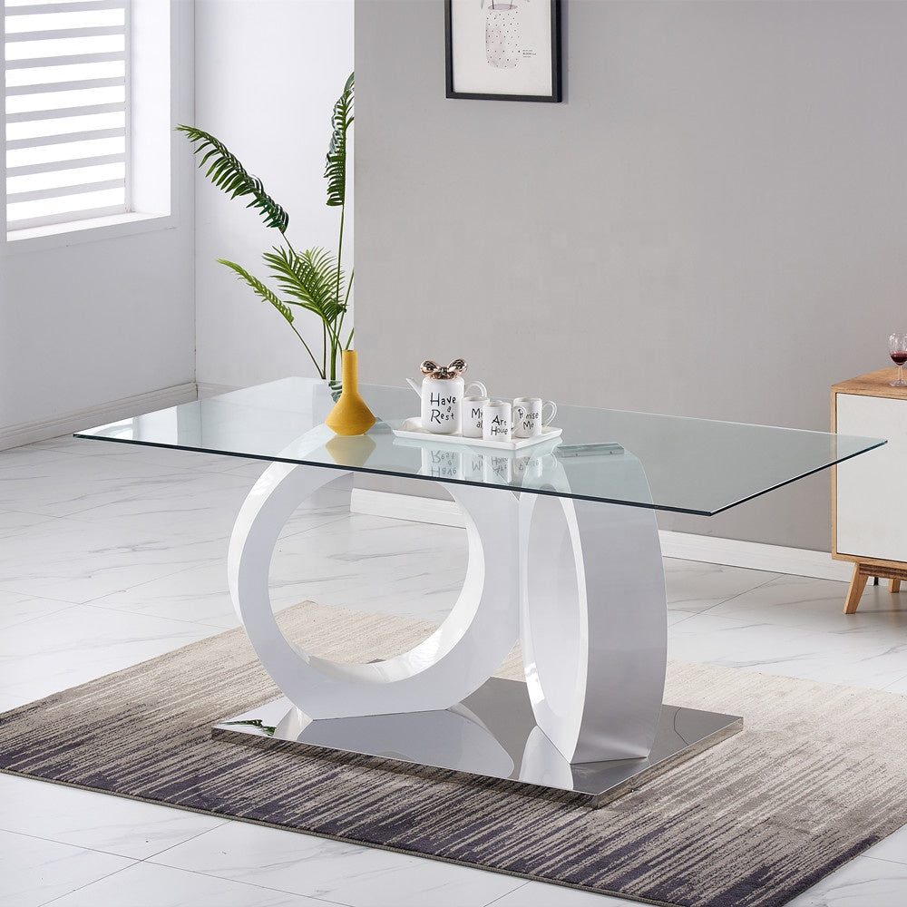 2730 White Dining Table