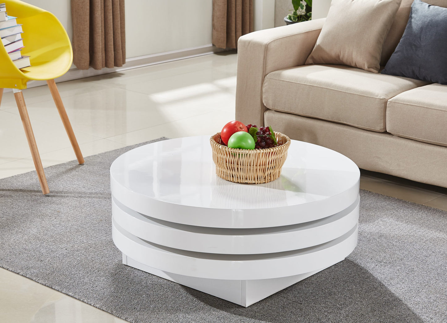 3050 White Coffee Table