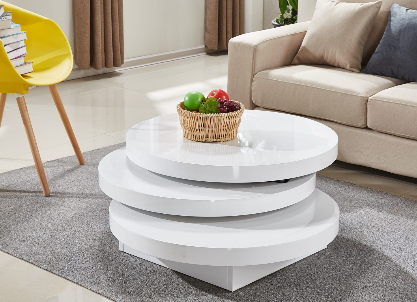 3050 White Coffee Table