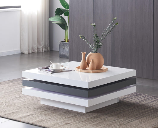 3060 White and Grey Coffee Table