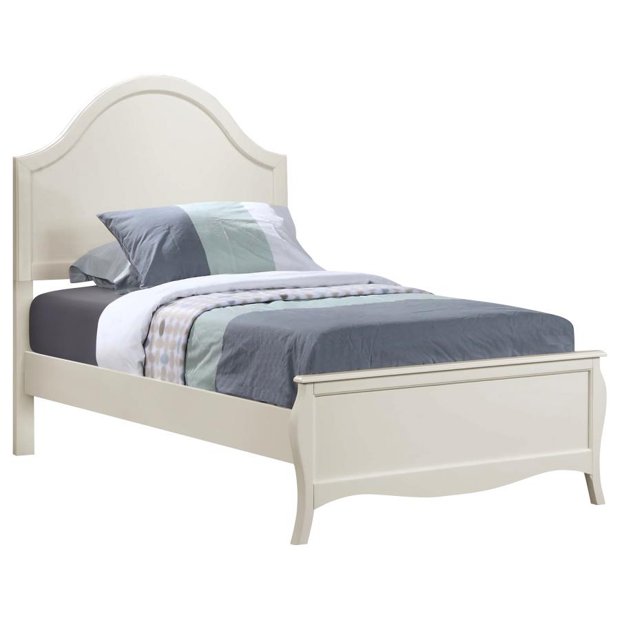 Dominique 4-piece FULL  Bedroom Set Cream White ( MATTRESS NOT INCLUDED)