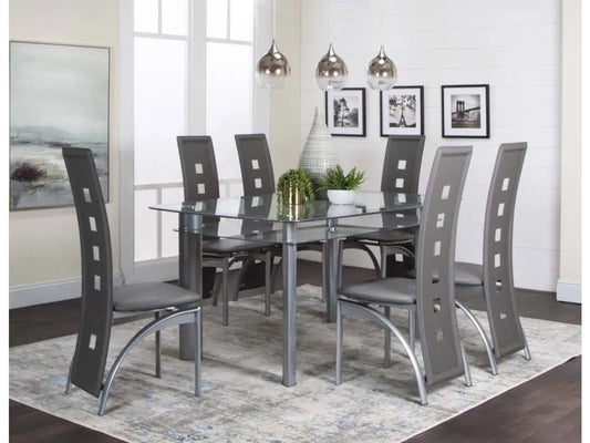 Valencia Dining Set Charcoal