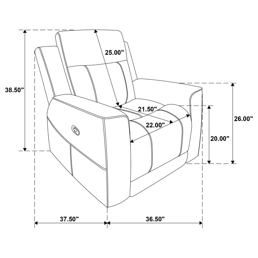 Brentwood 3-piece Upholstered Reclining Sofa Set Taupe