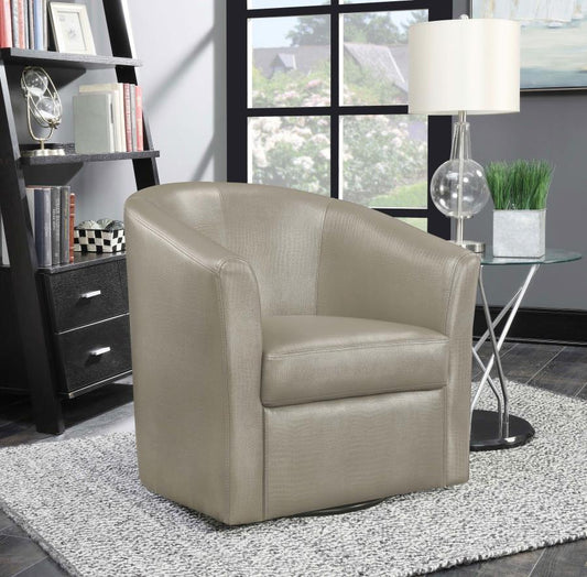 Turner Upholstered Barrel Back Swivel Chair