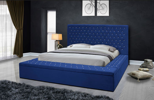 B120 Bed Frame Blue