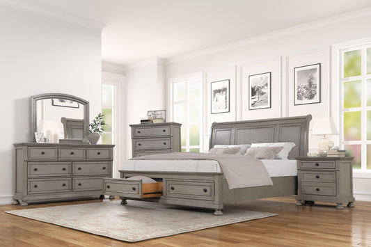 B421 - Carson LT Grey Bedroom set 4pcs ( mattress not included)