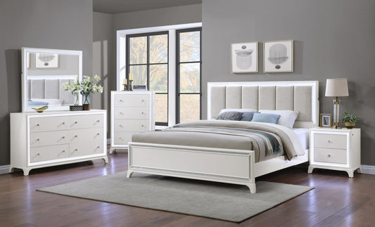 B514- Bed Frame Queen or King (  mattress  not included)