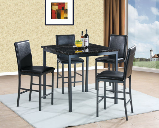 D035 Black Dining Set