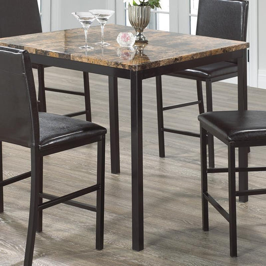 D035 Brown Dining Set