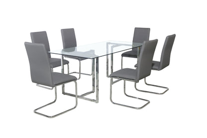 Zuri Dining Set Grey