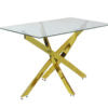 T1042 Dining Table Gold