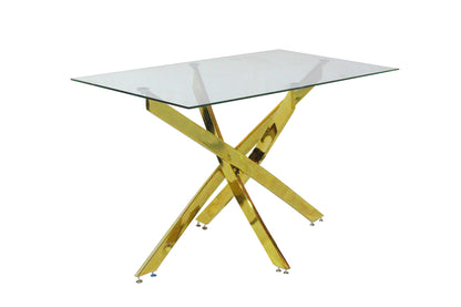 T1042 Dining Table Gold