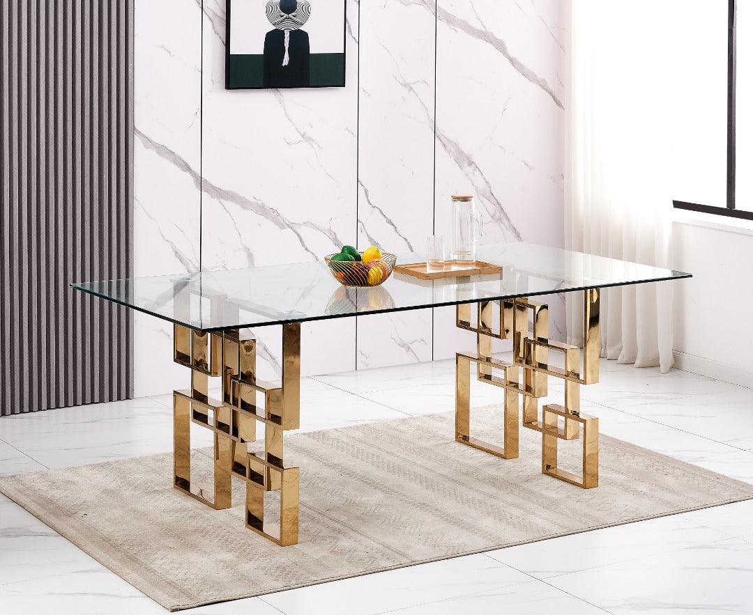 2120 Dining Table Gold