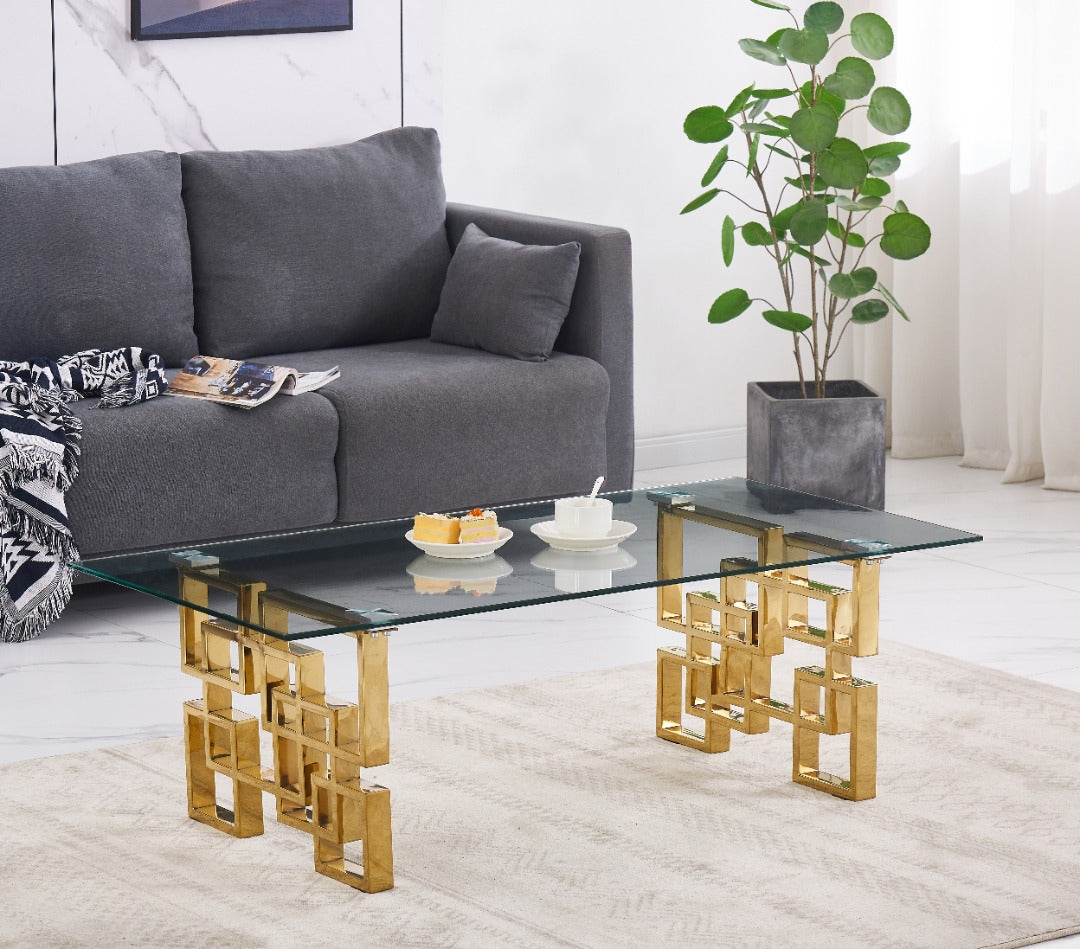 3120C Gold Coffee Table