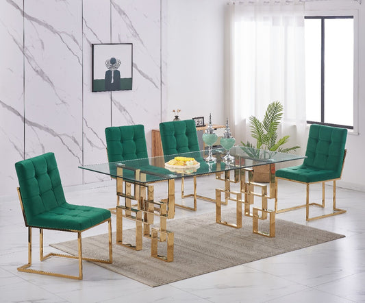 2120 Dining Set Green