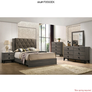 F9560EK King Bed Frame Grey