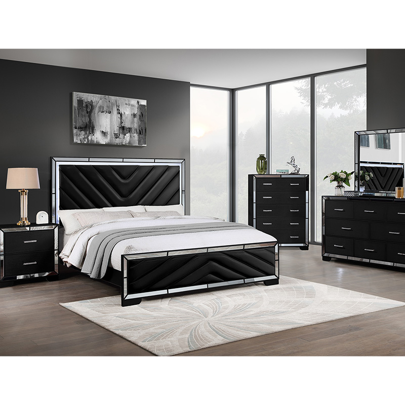 B52635 Celina Bed, Black