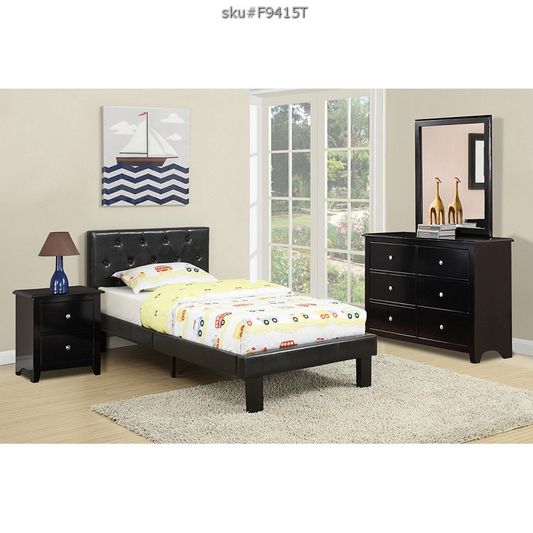 F9415T Twin Bed Frame Black