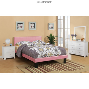 F9300F Full Bed Frame Pink