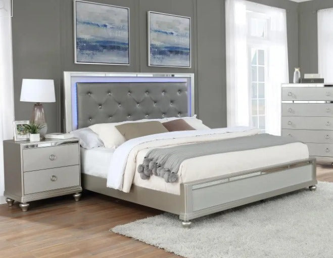 B333 Bed Frame Silver