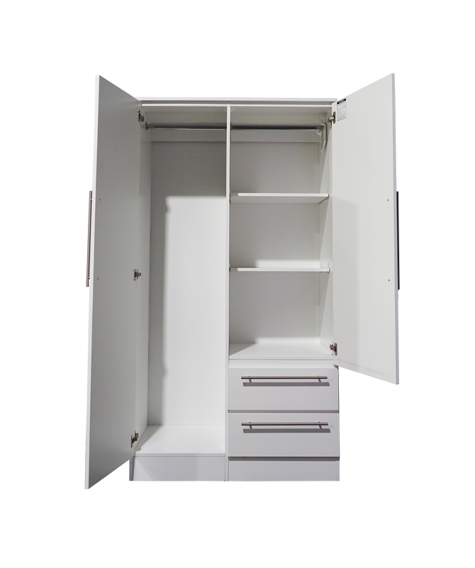 Double Wardrobe with Mirror