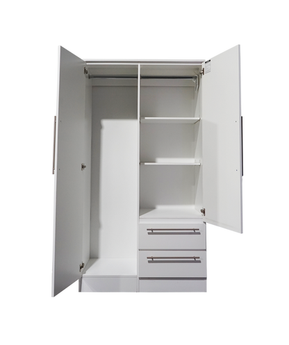 Double Wardrobe with Mirror