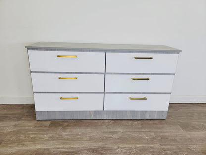 Dresser Miami Lula + White Glossy Gold