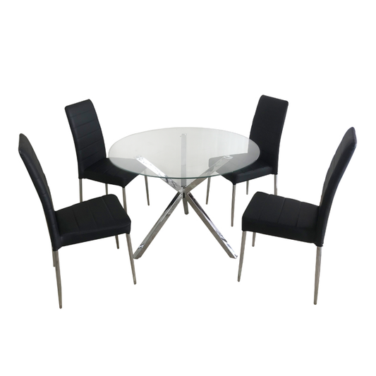 2000 dining set black